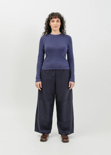 Hartford Knit Top / Steelblue Marle
