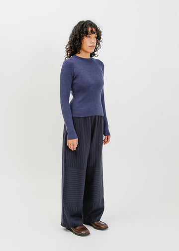 Hartford Knit Top / Steelblue Marle