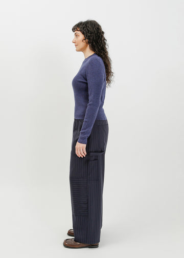 Hartford Knit Top / Steelblue Marle