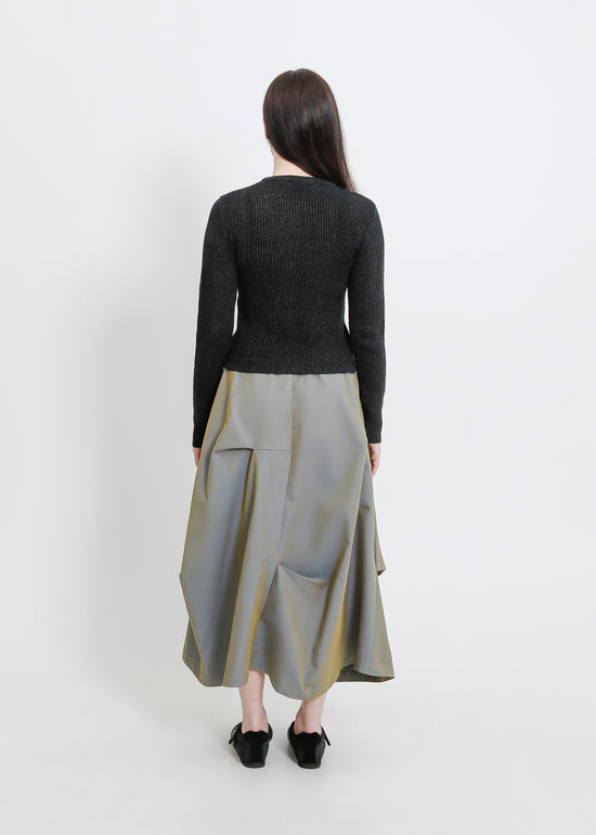 OTIS KNIT CARDI / BLACK