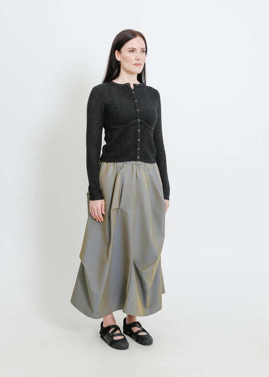 OTIS KNIT CARDI / BLACK