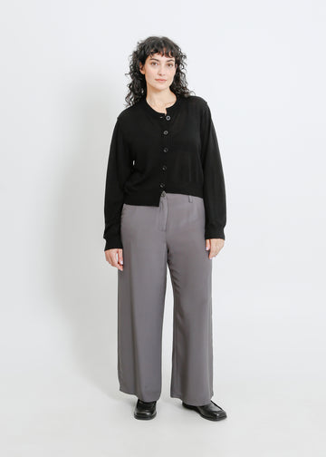 SEAMUS KNIT CARDI / BLACK