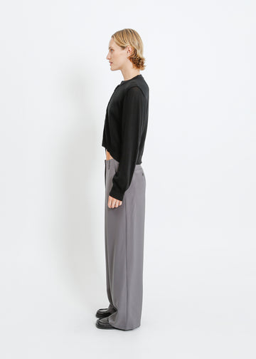 SEAMUS KNIT CARDI / BLACK