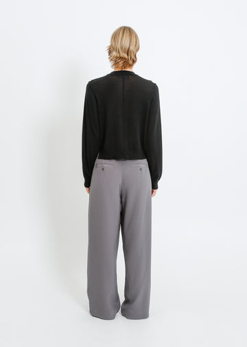 SEAMUS KNIT CARDI / BLACK