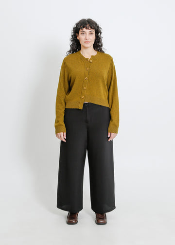 SEAMUS KNIT CARDI / OLIVE MARLE