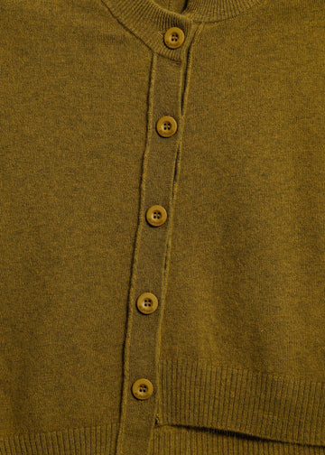 SEAMUS KNIT CARDI / OLIVE MARLE