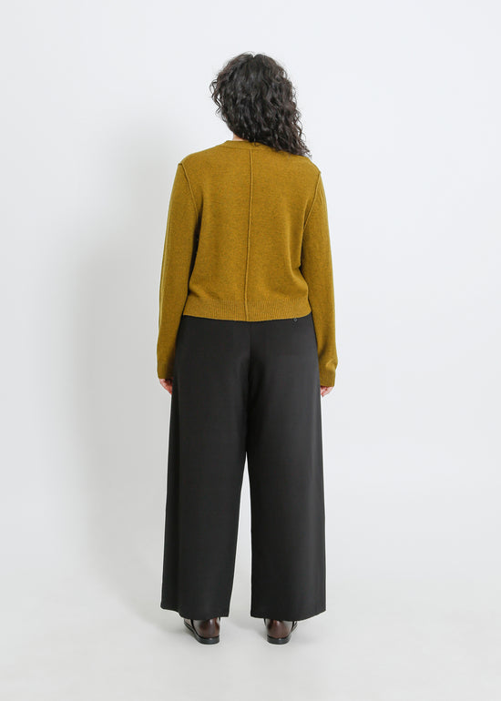 SEAMUS KNIT CARDI / OLIVE MARLE