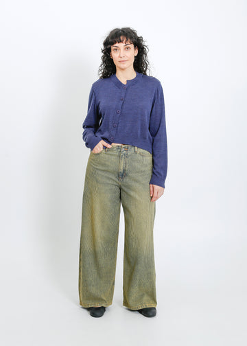 Seamus Knit Cardi / Steelblue Marle