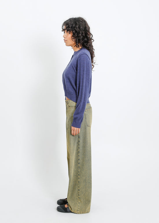 Seamus Knit Cardi / Steelblue Marle