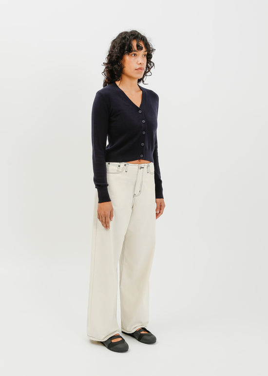 Rafi Knit Cardi / Navy