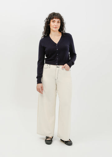Rafi Knit Cardi / Navy