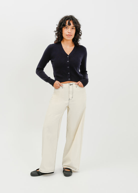 Rafi Knit Cardi / Navy