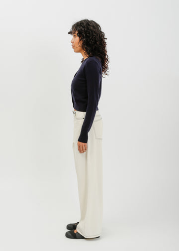 Rafi Knit Cardi / Navy