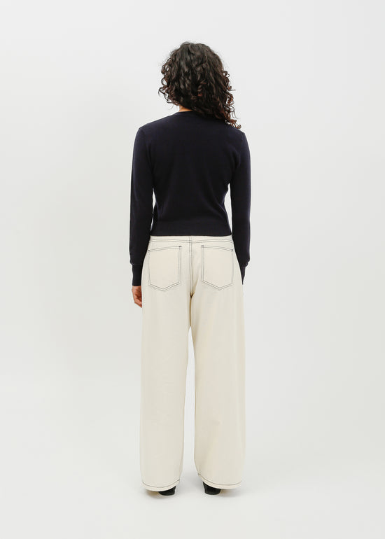 Rafi Knit Cardi / Navy