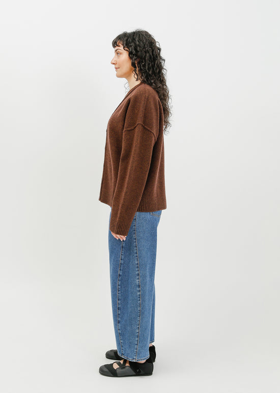 Leroy Knit Cardi / Espresso