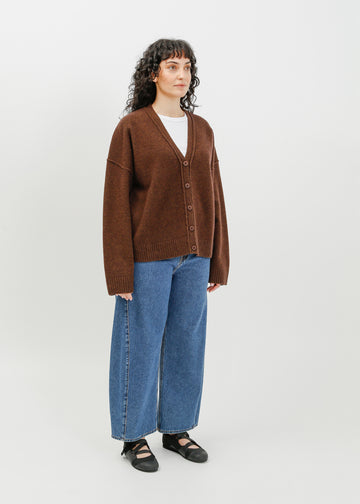 Leroy Knit Cardi / Espresso