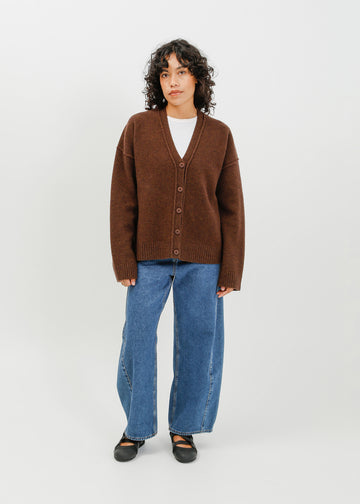 Leroy Knit Cardi / Espresso