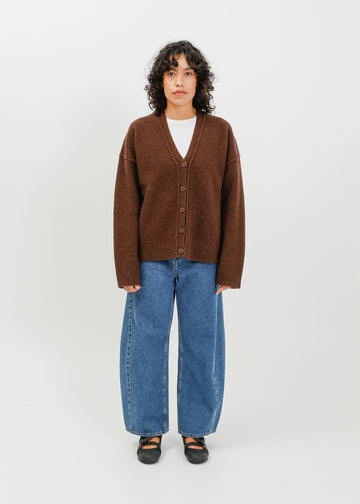 Leroy Knit Cardi / Espresso