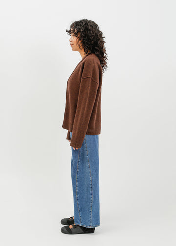 Leroy Knit Cardi / Espresso
