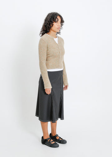 Lily Knit Cardi / Beige-Mint