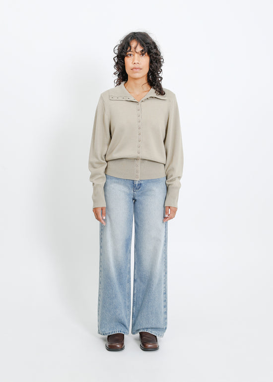 Valetta Knit Cardi / Moss