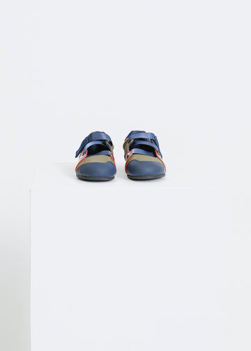 BECK SNEAKER / NAVY-KHAKI-FLAME