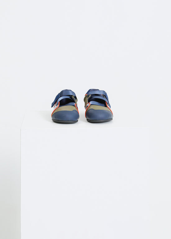 BECK SNEAKER / NAVY-KHAKI-FLAME