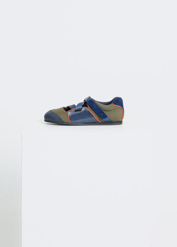BECK SNEAKER / NAVY-KHAKI-FLAME