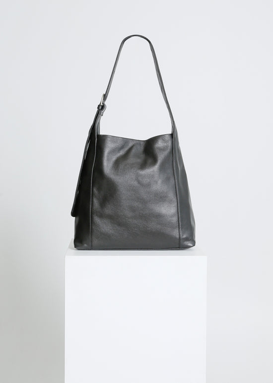 Juno Leather Tote / Black