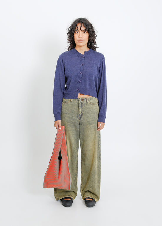 Bay Knit Tote / Flame-Moss
