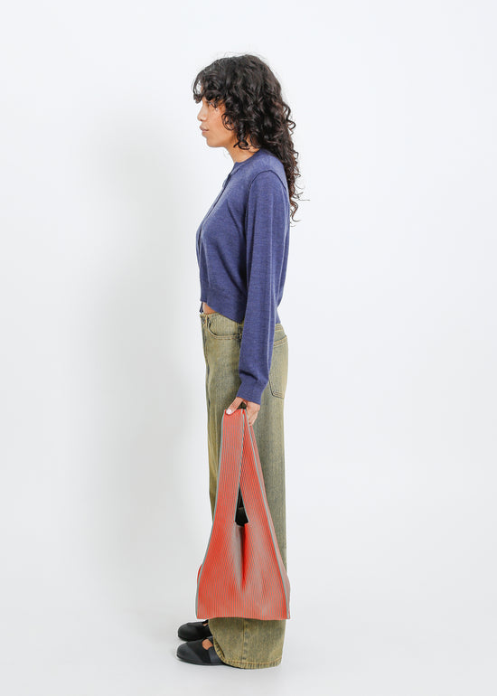 Bay Knit Tote / Flame-Moss