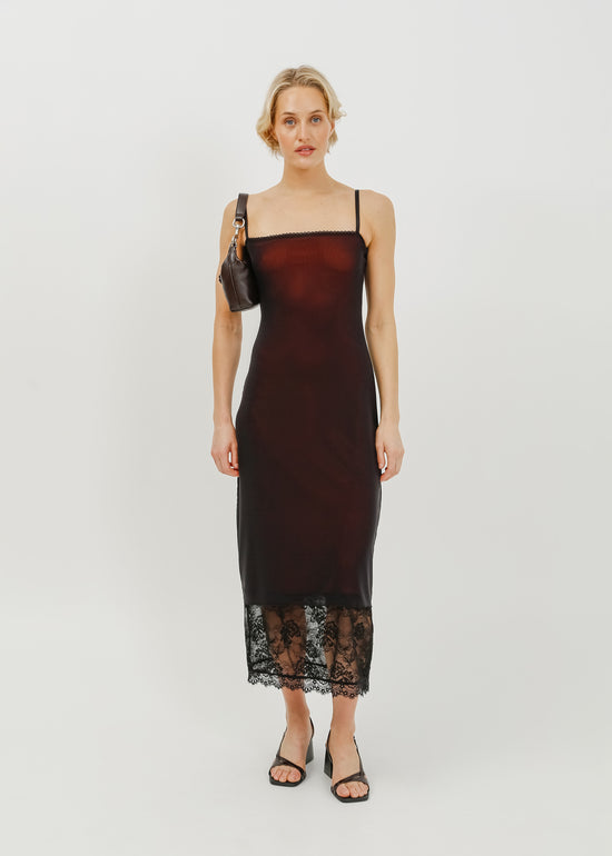 Kim Dress / Rust-Black