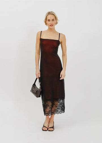 Kim Dress / Rust-Black
