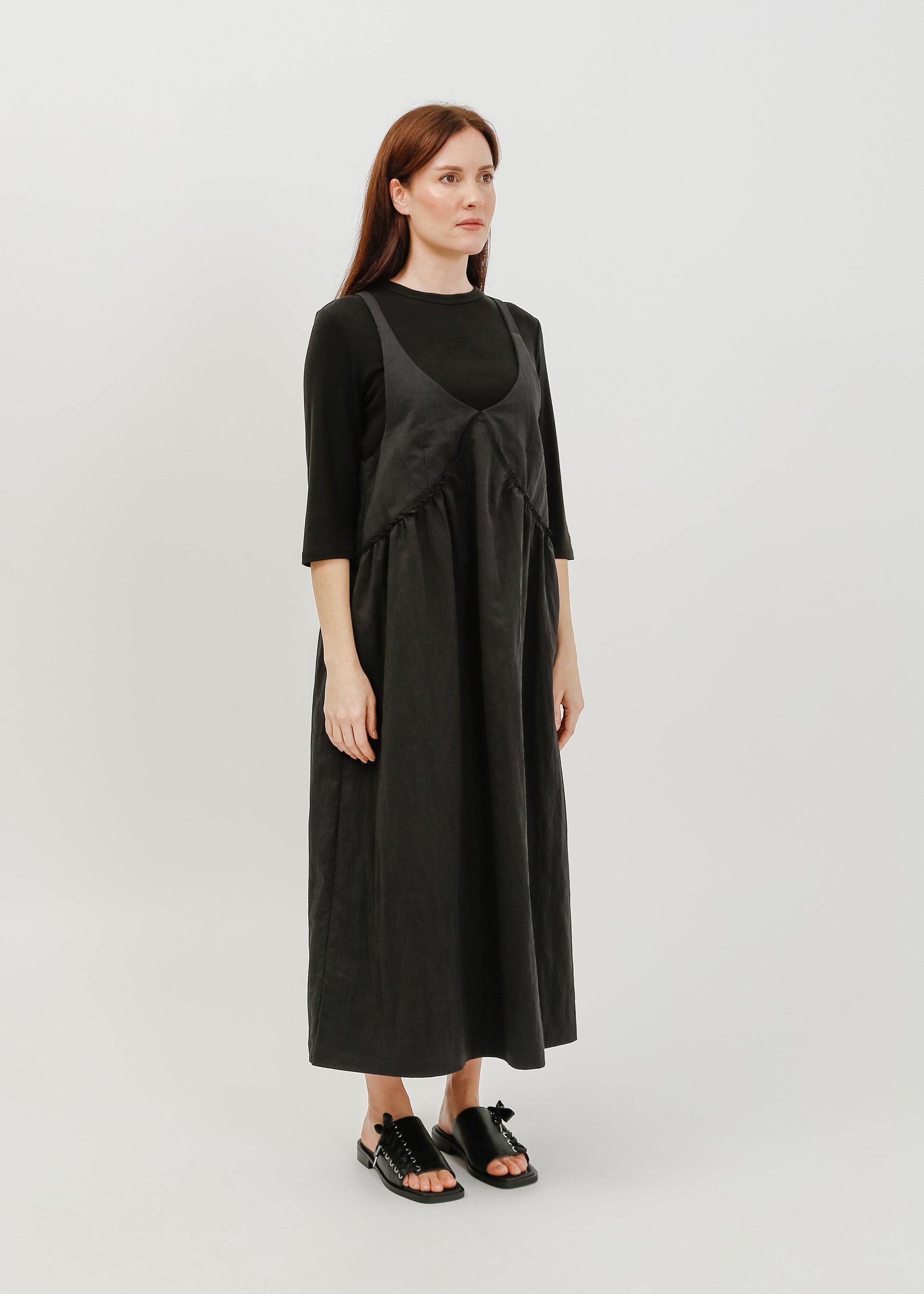 Roy Pinafore Dress / Black - 
Black (image 7)