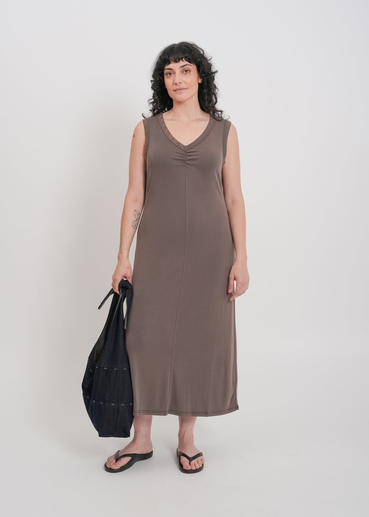 Pacey Dress / Flint - 
Flint (image 10)