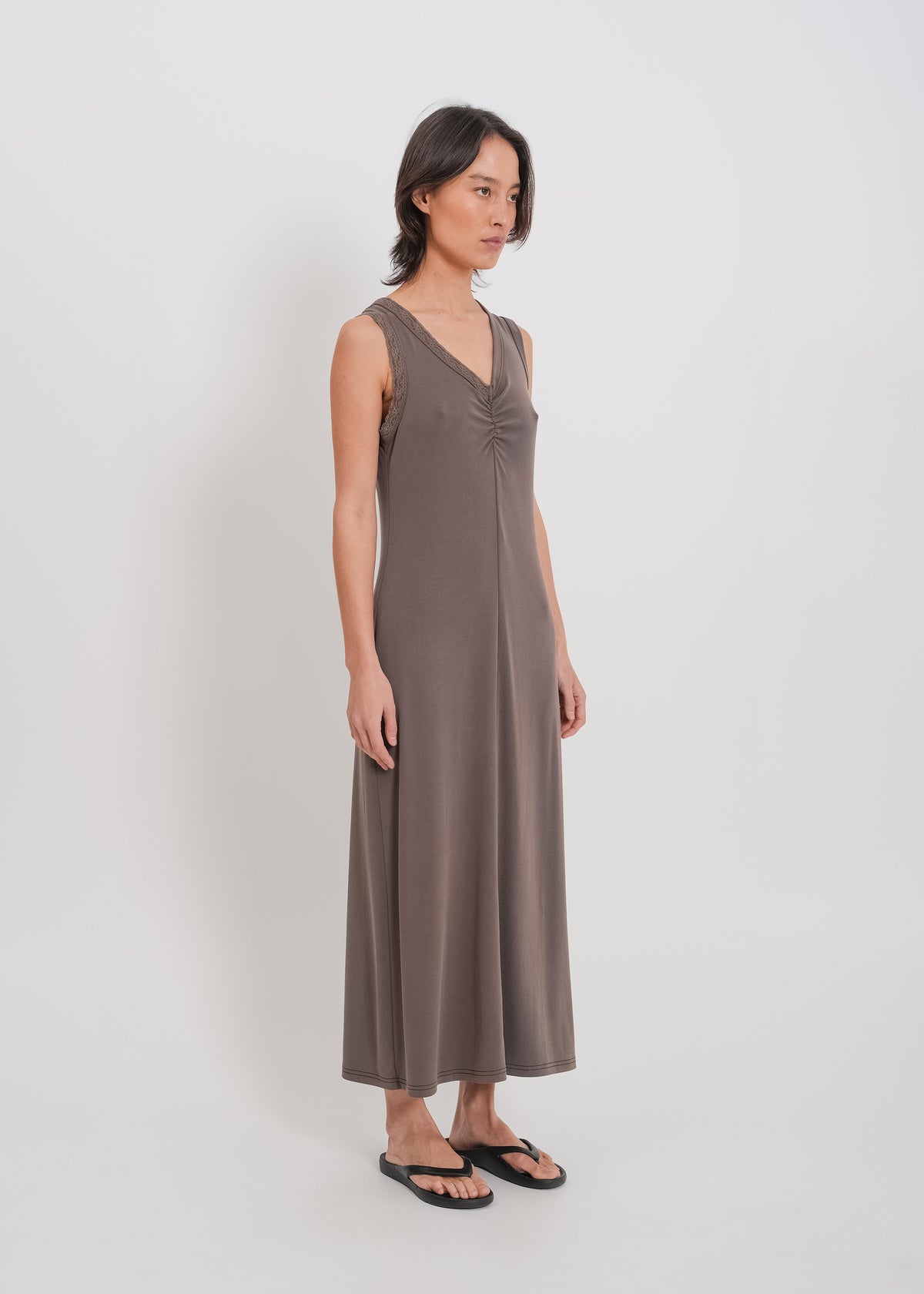 Pacey Dress / Flint - 
Flint (image 2)