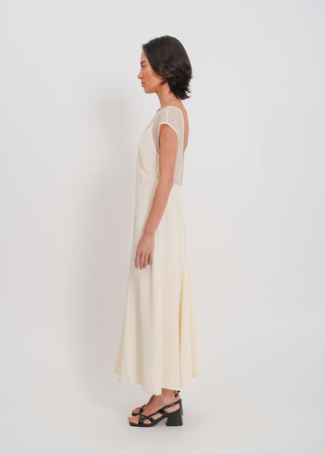 Holden Backless Dress / Cream