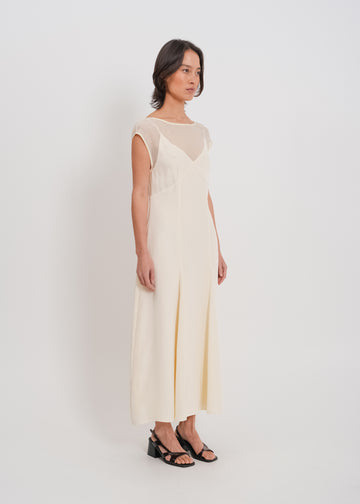 Holden Backless Dress / Cream