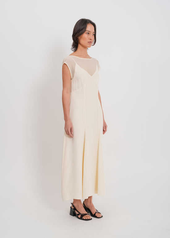 Holden Backless Dress / Cream