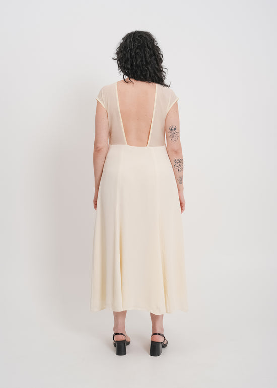 Holden Backless Dress / Cream