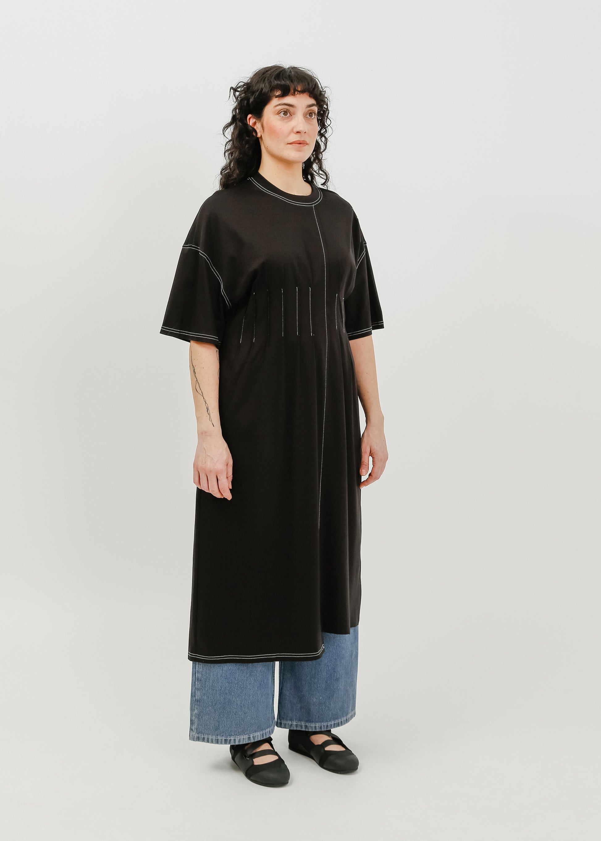 Mariette Tee Dress / Black - 
Black (image 7)