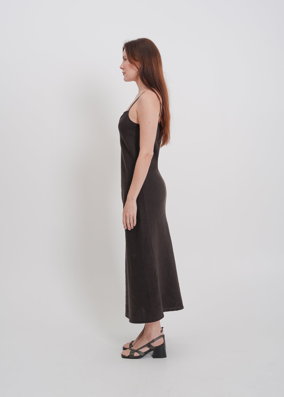 Helena Dress / Dark Chocolate - 
Dark Chocolate (image 4)