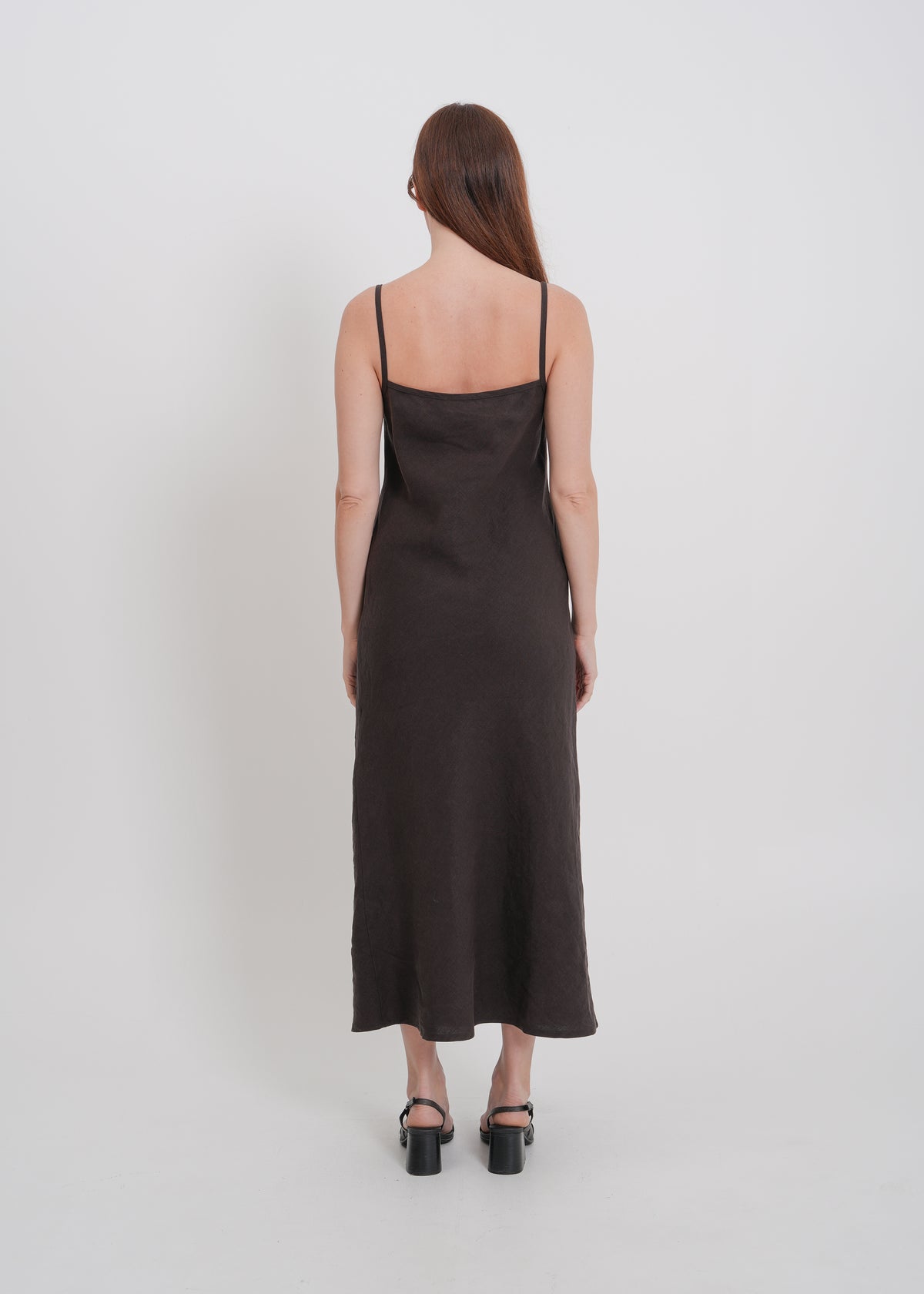 Helena Dress / Dark Chocolate - 
Dark Chocolate (image 5)