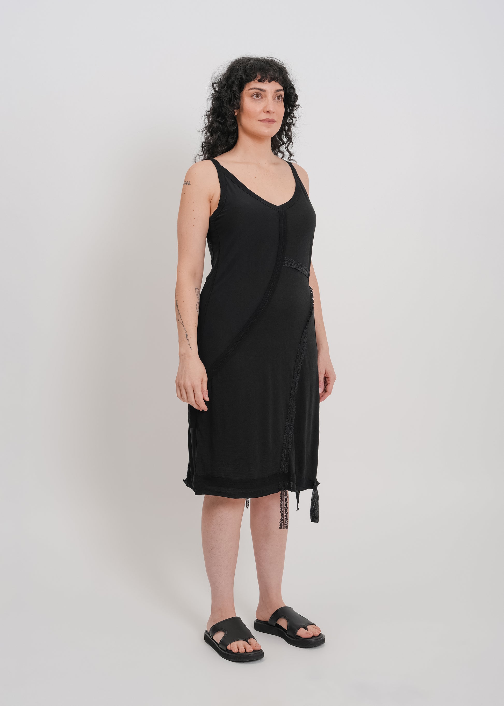 Odette Dress / Black - 
Black (image 7)