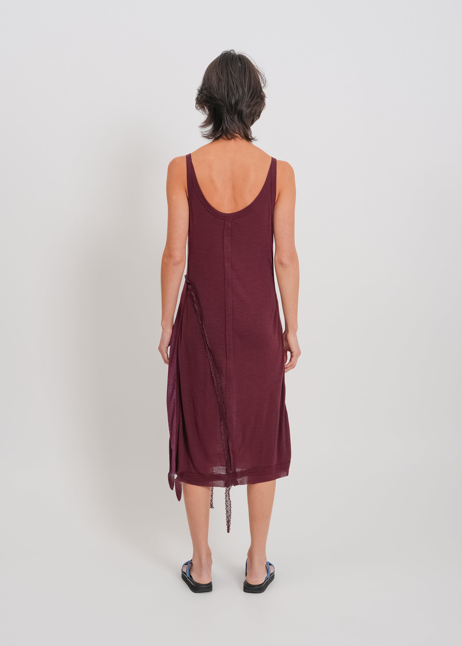 Odette Dress / Burnt Maroon-Blue - 
Burnt Maroon Blue (image 5)