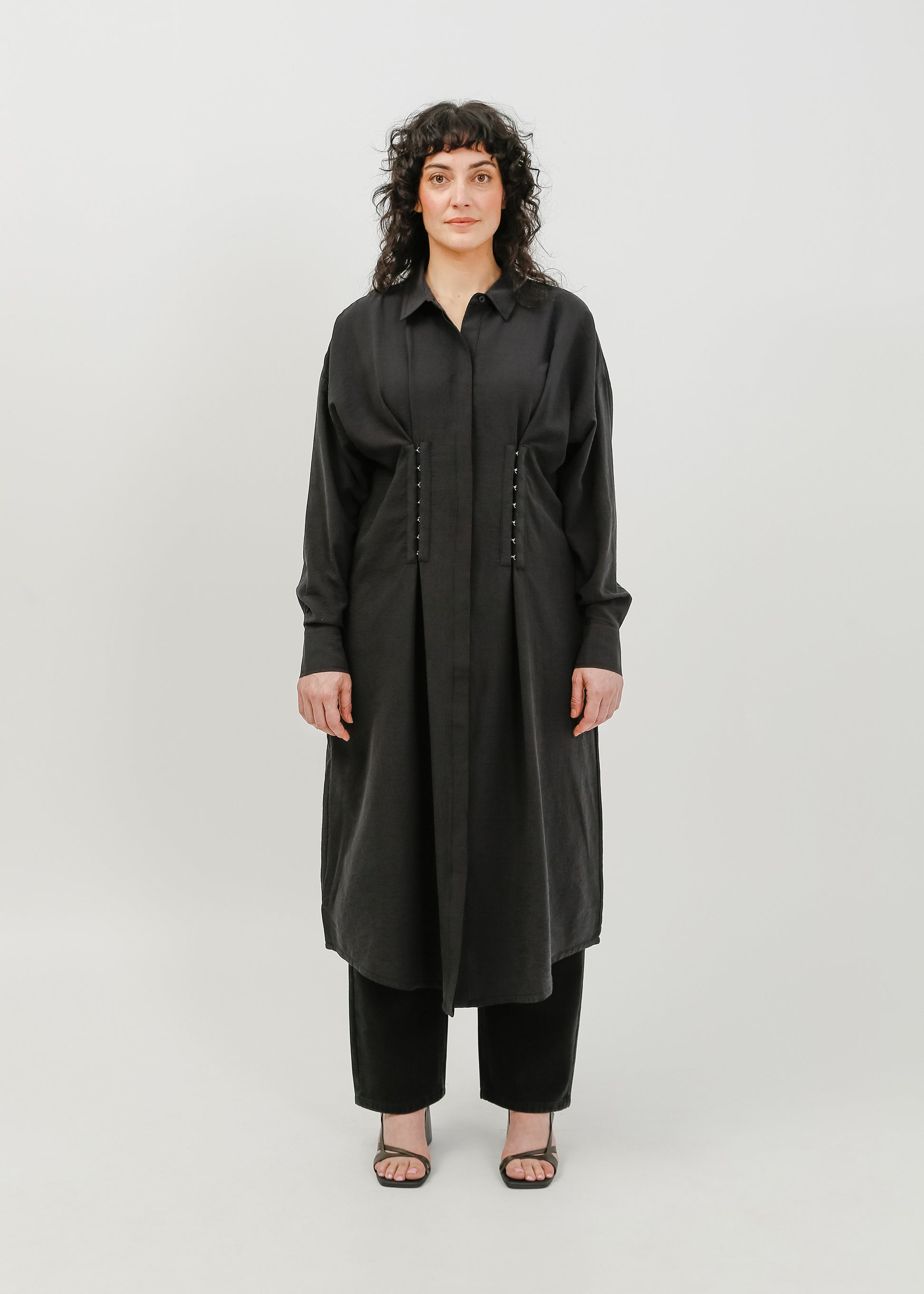 Verity Shirt Dress / Black - 
Black (image 12)
