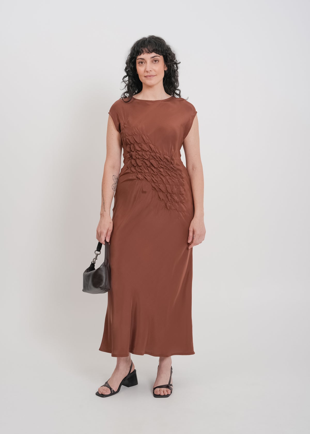 Arlo Dress / Chocolate - 
Chocolate (image 10)