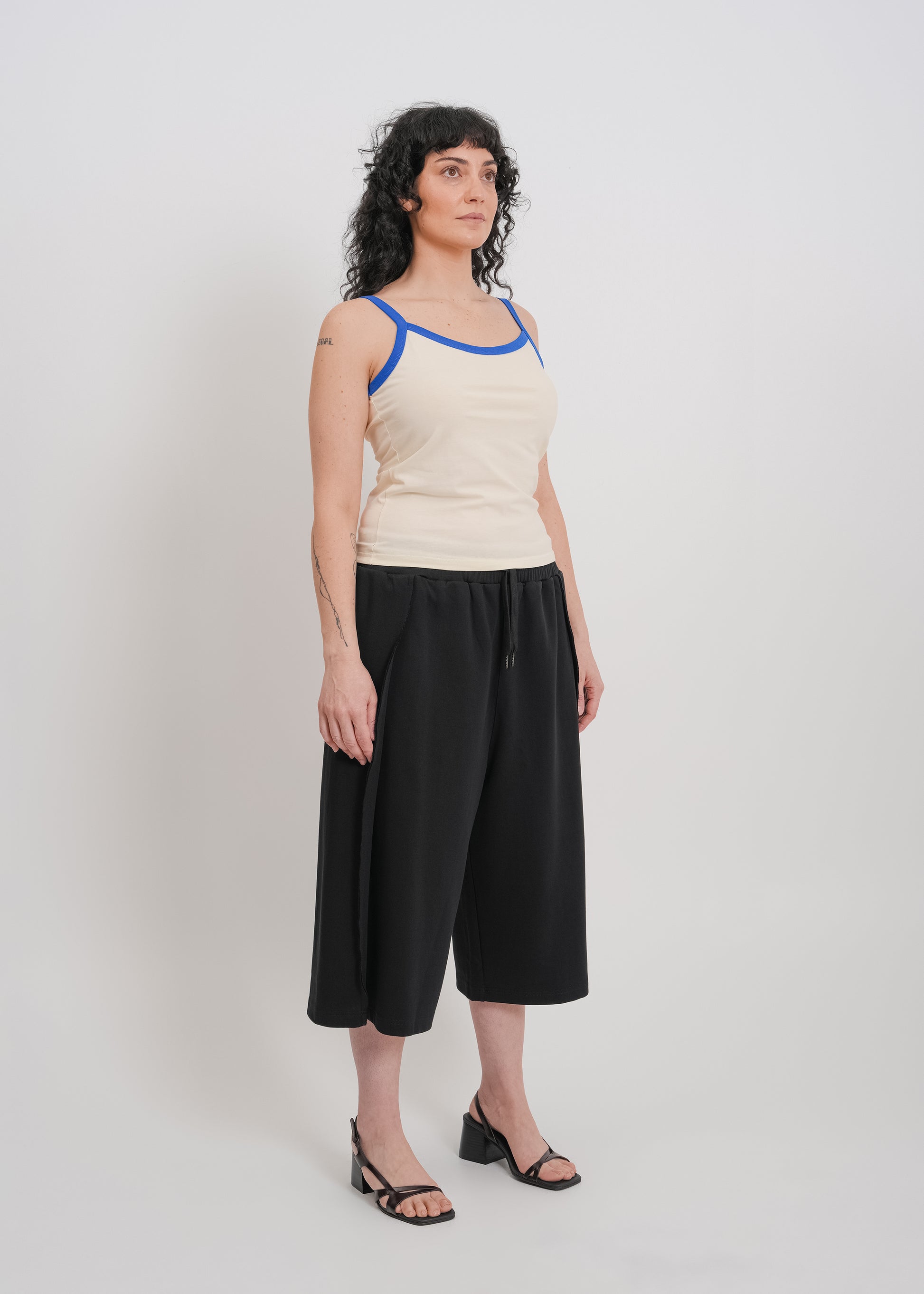 Bowie Singlet / Cream-Blue - 
Cream Blue (image 8)