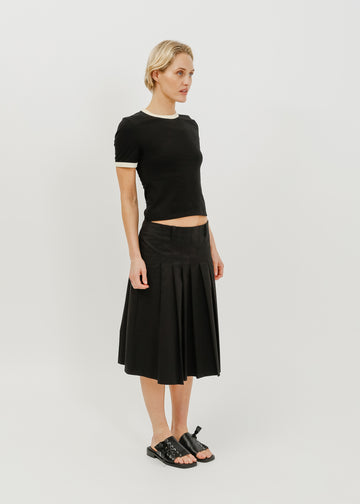 Kurt Tee / Black-Cream