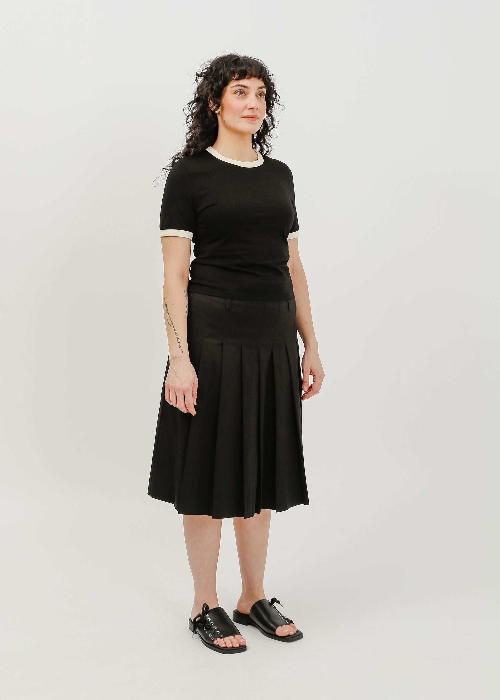 Kurt Tee / Black-Cream - 
Black Cream (image 7)